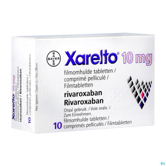 Xarelto 10 mg tabl 10 x 10 mg