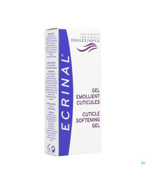 Ecrinal gel emollient cuticules nf  tbe 10ml 20205