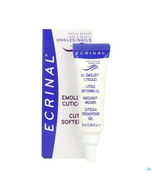 Ecrinal gel emollient cuticules nf  tbe 10ml 20205
