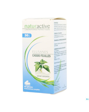 Elusanes cassis feuille pot caps 60