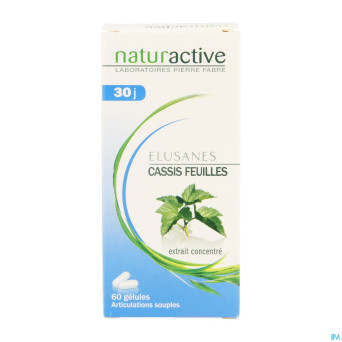 Elusanes cassis feuille pot caps 60