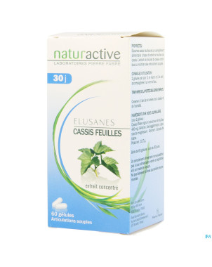 Elusanes cassis feuille pot caps 60