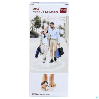 Bort hallux valgus bandage droite blanc m 930013