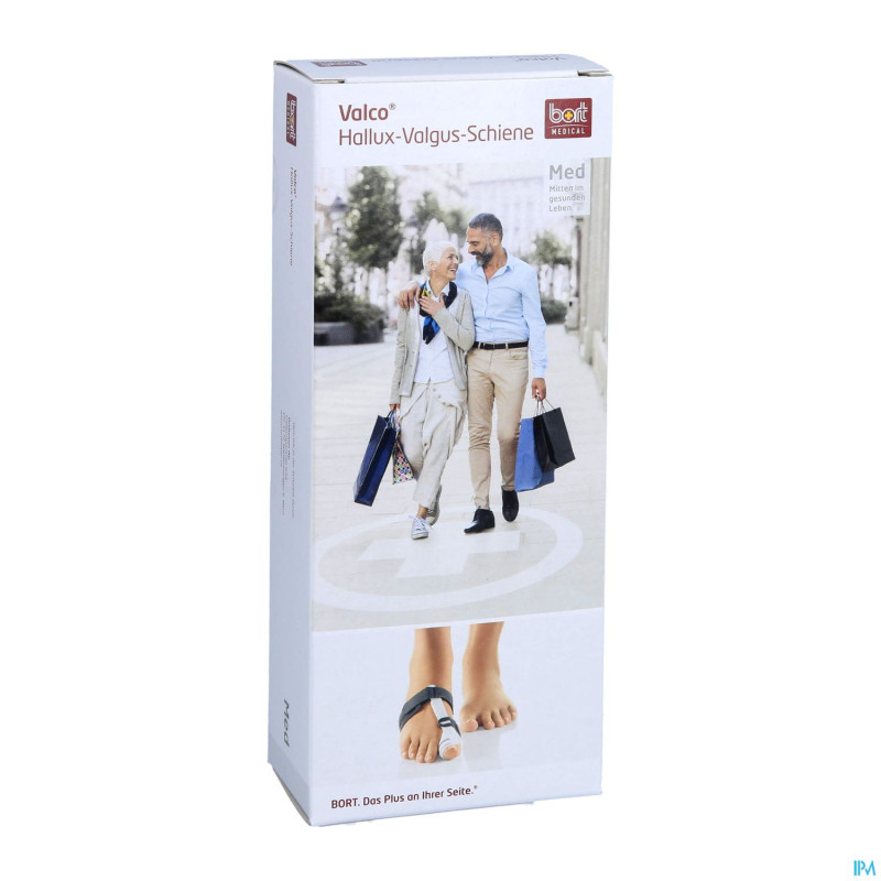 Bort hallux valgus bandage droite blanc s