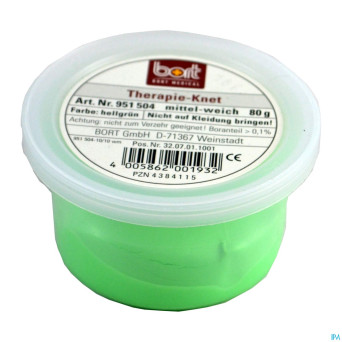 Bort thera putty moyen doux  vert clair  80g