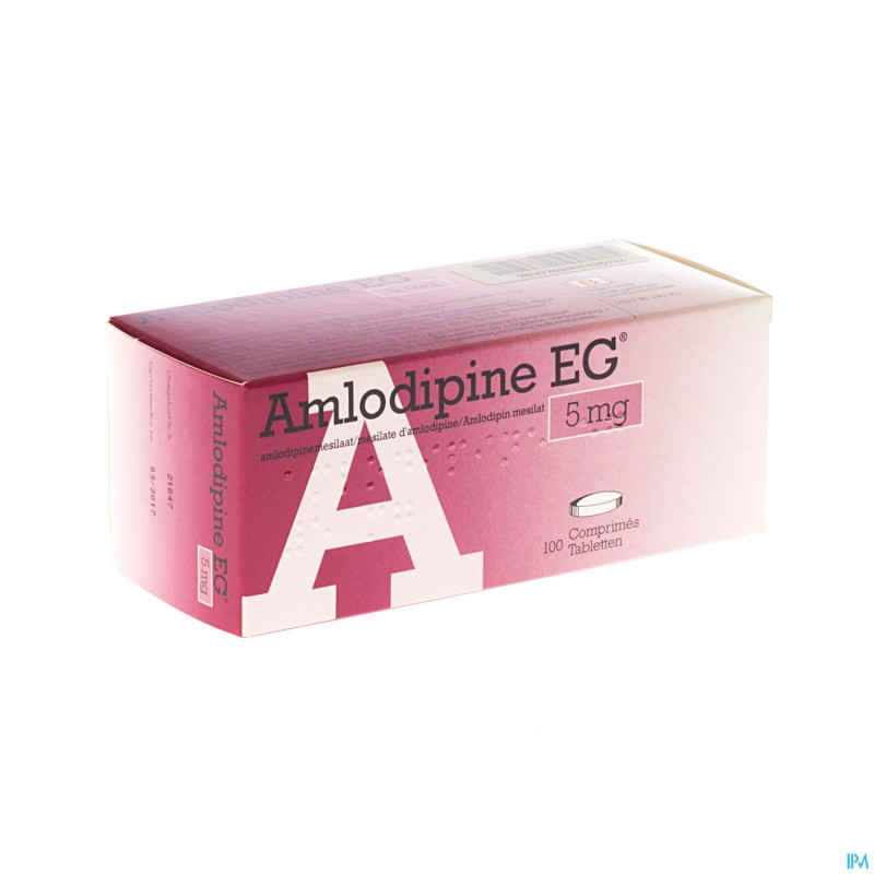 Amlodipine eg  5 mg pi pharma comp  98 x  5 mg pip