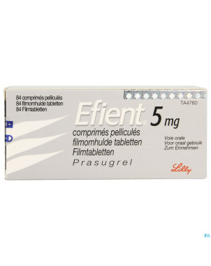 Efient comp pell 84 x  5 mg