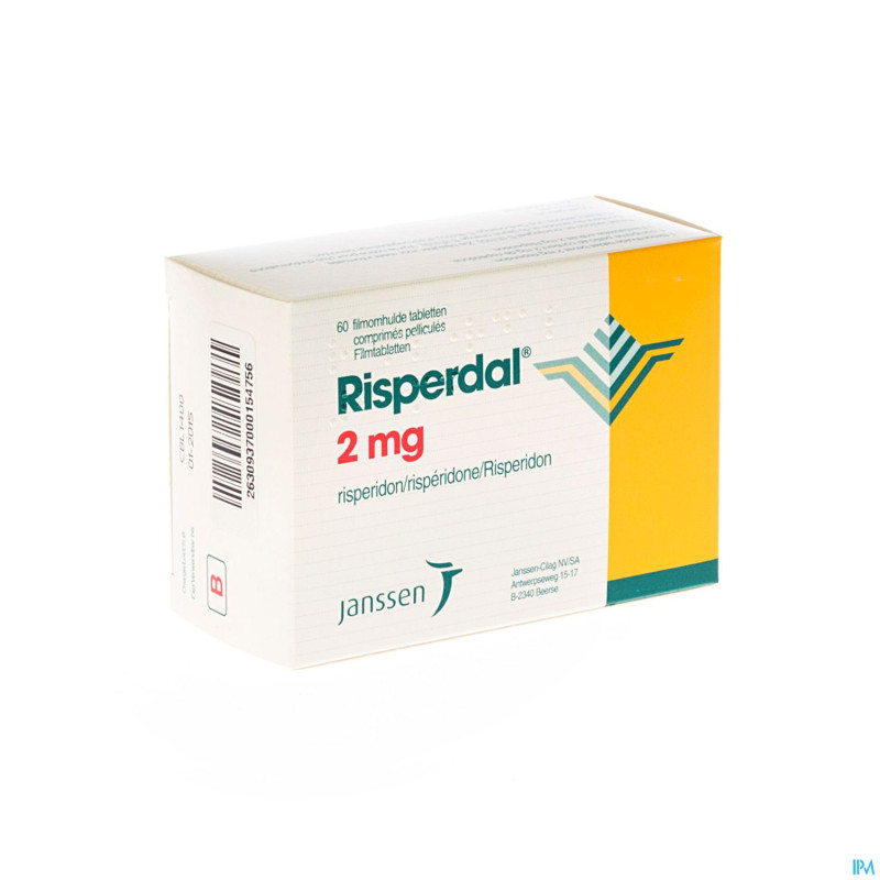 Risperdal 2 mg pi pharma comp  60 x 2 mg pip