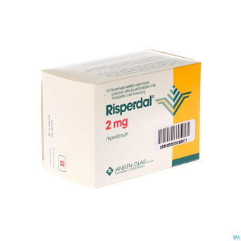 Risperdal 2 mg pi pharma comp 100 x 2 mg pip