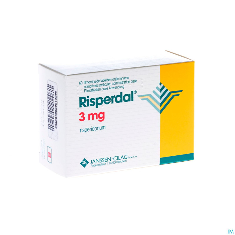 Risperdal 3 mg pi pharma comp  60 x 3 mg pip
