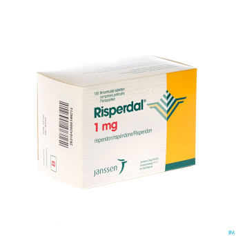 Risperdal 1 mg pi pharma comp 100 x 1 mg pip