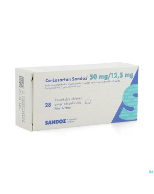 Co losartan sandoz 50 mg/12.5 mg comp pell 28