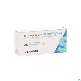 Co losartan sandoz 50 mg/12.5 mg comp pell 28