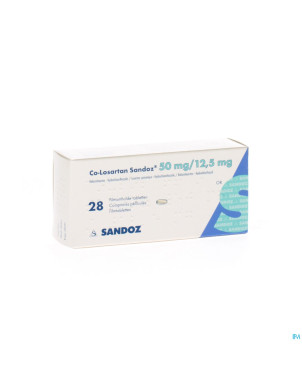Co losartan sandoz 50 mg/12.5 mg comp pell 28