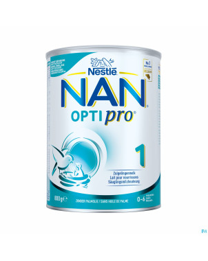 Nan optipro 1 0-6m lait pdr    800g