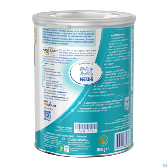 Nan optipro 1 0-6m lait pdr    800g
