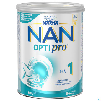 Nan optipro 1 0-6m lait pdr    800g