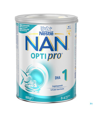 Nan optipro 1 0-6m lait pdr    800g