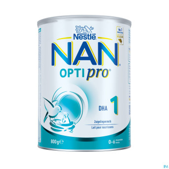 Nan optipro 1 0-6m lait pdr    800g