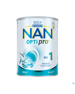 Nan optipro 1 0-6m lait pdr    800g