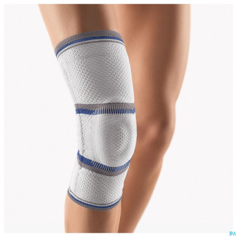 Bort genouillere ouverture rotule noir-anthr.  xl+