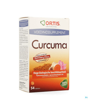 Ortis curcuma    blister comp 3x18