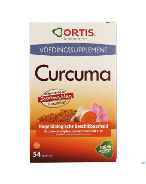 Ortis curcuma    blister comp 3x18