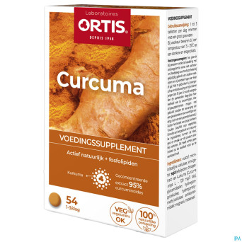 Ortis curcuma    blister comp 3x18