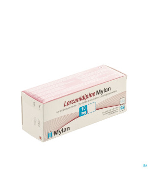 Lercanidipine mylan 10 mg comp pell 98 x 10 mg
