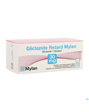 Gliclazide retard mylan tabl 180 x 30 mg