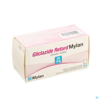 Gliclazide retard mylan tabl 180 x 30 mg
