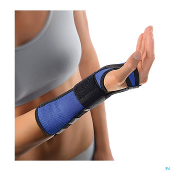 Bort attelle poignet alu gauche bleu  s