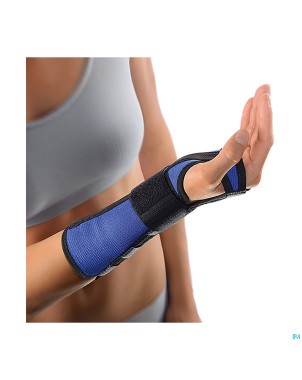 Bort attelle poignet alu gauche bleu  s