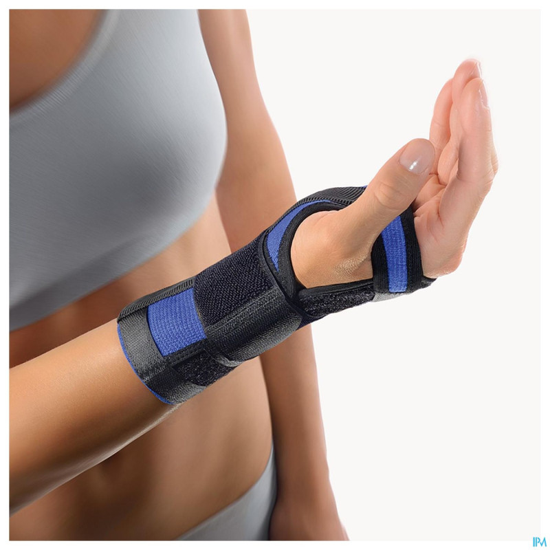 Bort poignet avec sangle droite bleu  l