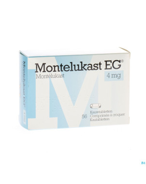 Montelukast eg comp a croquer 56 x 4 mg