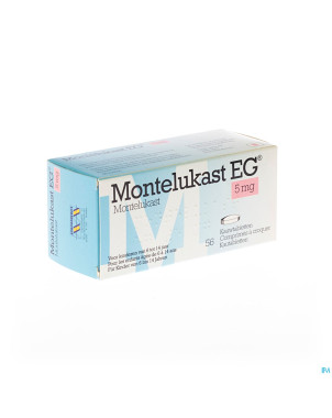 Montelukast eg comp a croquer 56 x 5 mg