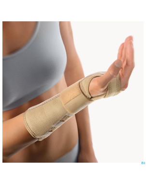 Bort attelle poignet alu+velcro droite bleu  l