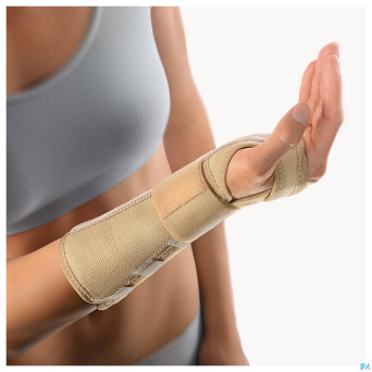 Bort attelle poignet alu+velcro gauche bleu xl