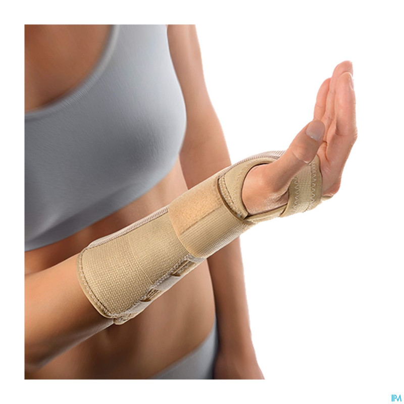 Bort attelle poignet alu+velcro droite chair  s