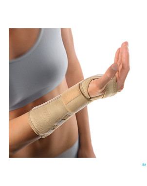 Bort attelle poignet alu+velcro droite chair  m