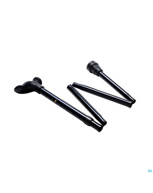 Bota canne quattro pliable anatom. noir droit