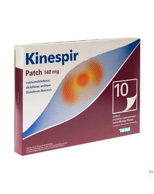 Kinespir patch 140 mg emplatres 10