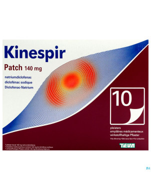 Kinespir patch 140 mg emplatres 10