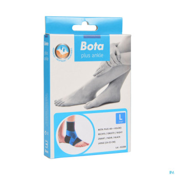 Bota plus cheville+velcro noir droit  l