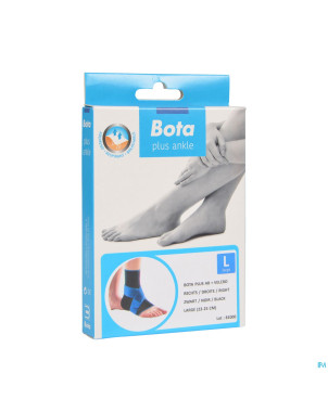 Bota plus cheville+velcro noir droit  l