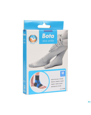 Bota plus cheville+velcro noir droit  m