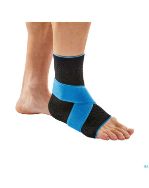 Bota plus cheville+velcro noir droit xl