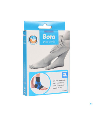 Bota plus cheville+velcro noir gauche xl