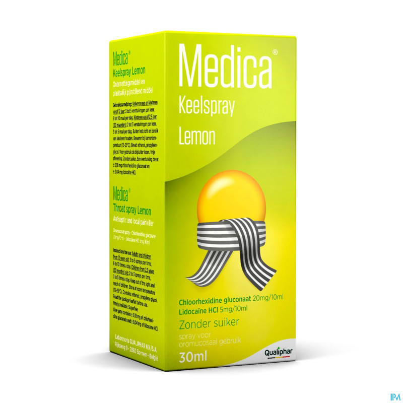 Medica spray pour la gorge lemon    30ml