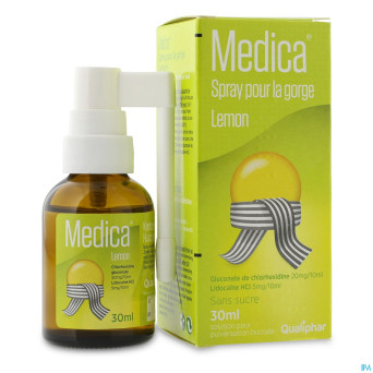 Medica spray pour la gorge lemon    30ml
